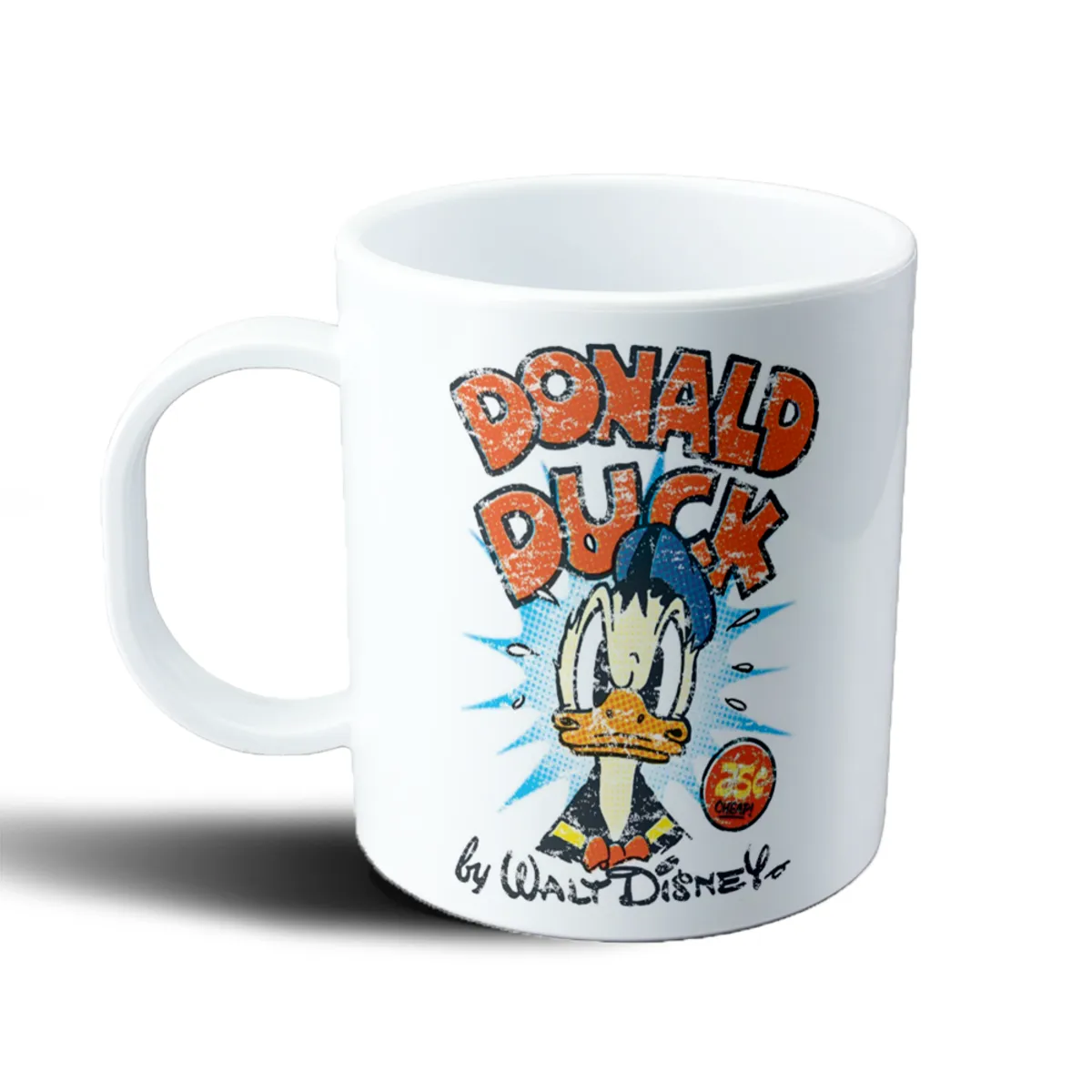 Taza de Plástico Pato Donald Vintage Enojado by Walt Disney - vista 2