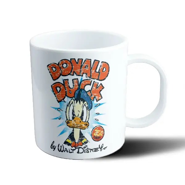 Taza de Plástico Pato Donald Vintage Enojado by Walt Disney