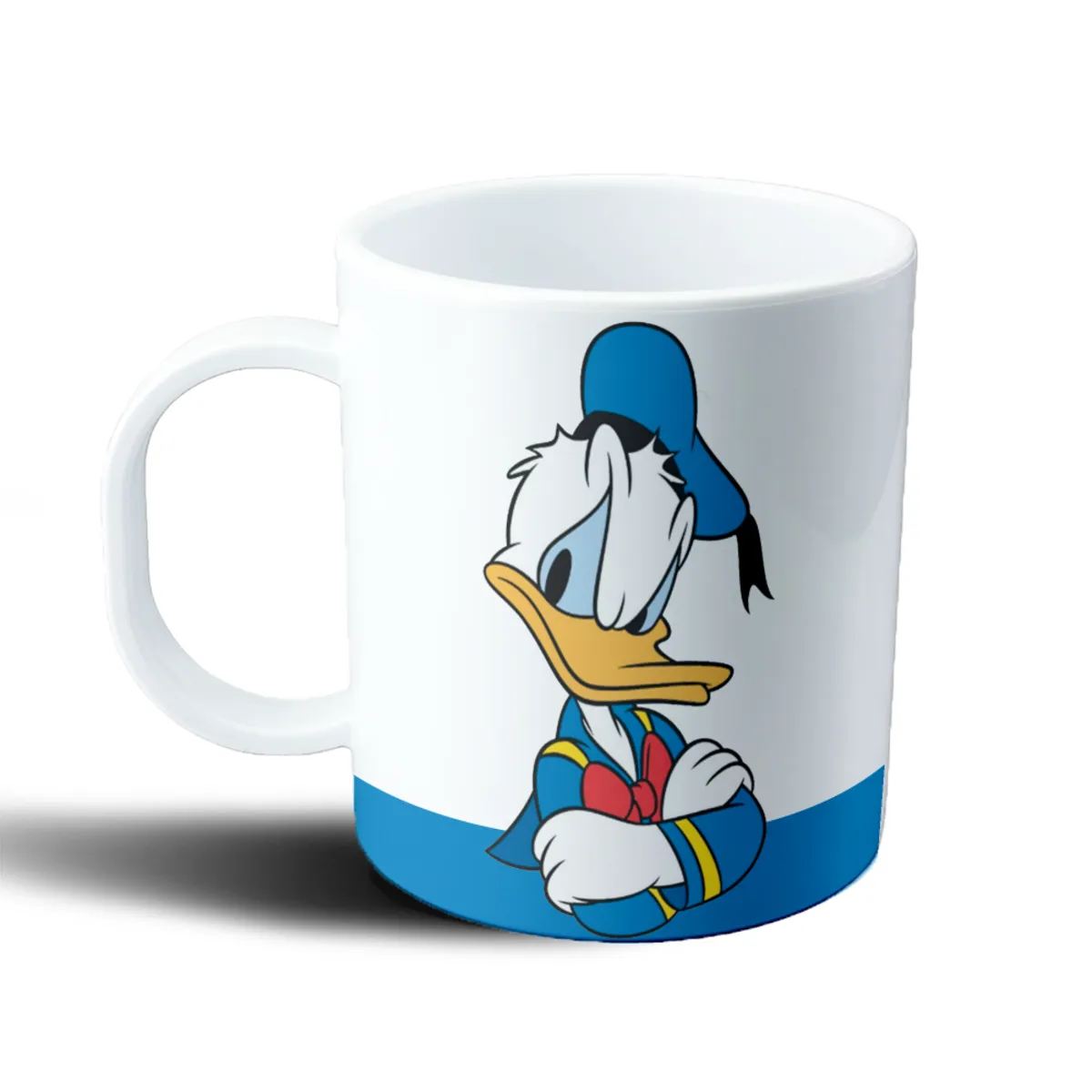 Taza de Plástico Pato Donald Enojado Brazos Cruzados - vista 2