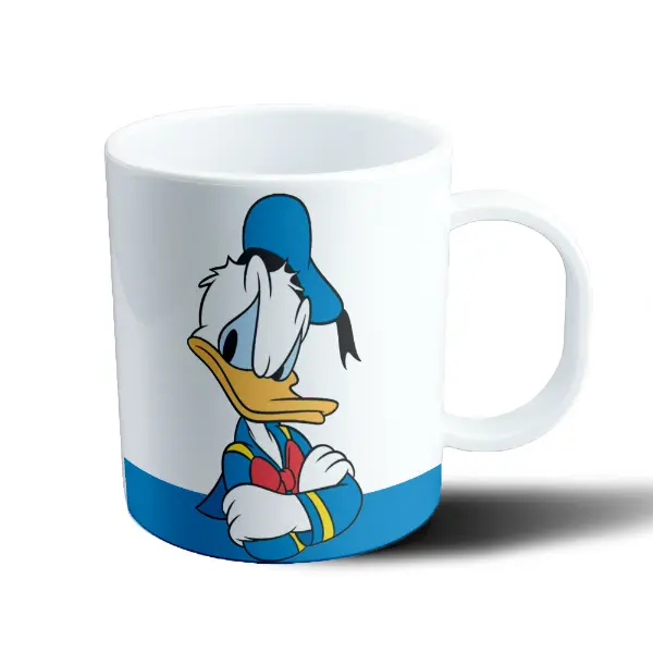 Taza de Plástico Pato Donald Enojado Brazos Cruzados