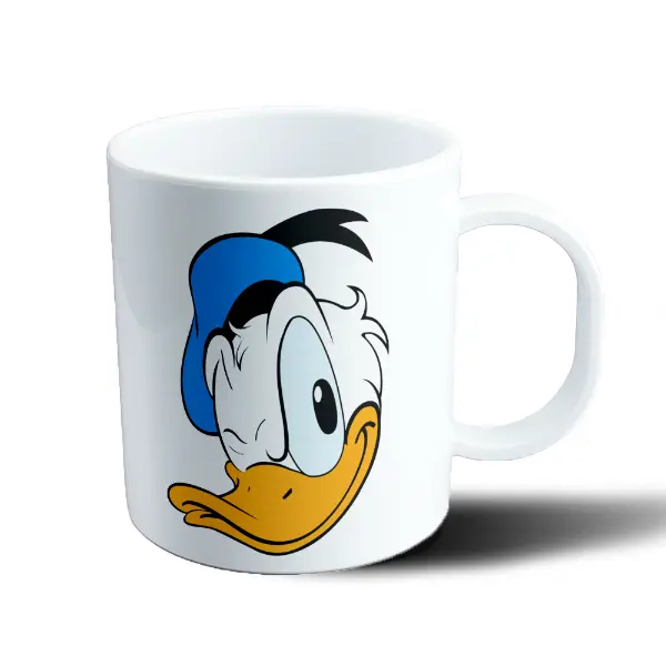 Taza de Plástico Pato Donald Cara Enojada