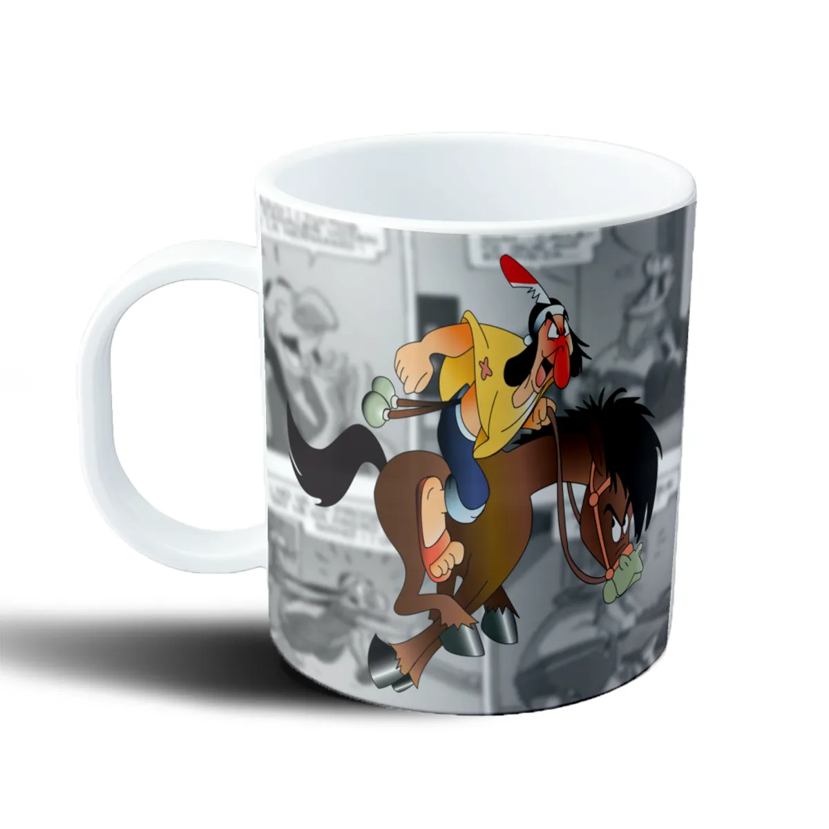 Taza de Plástico Patoruzu a caballo - vista 2