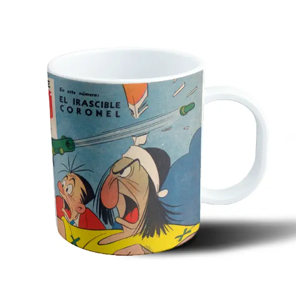 Taza de Plástico Patoruzu El Irascible Coronel