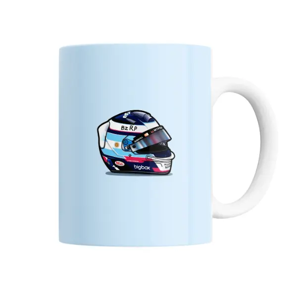 Taza de Cerámica Colapinto Casco Argentina BzRp