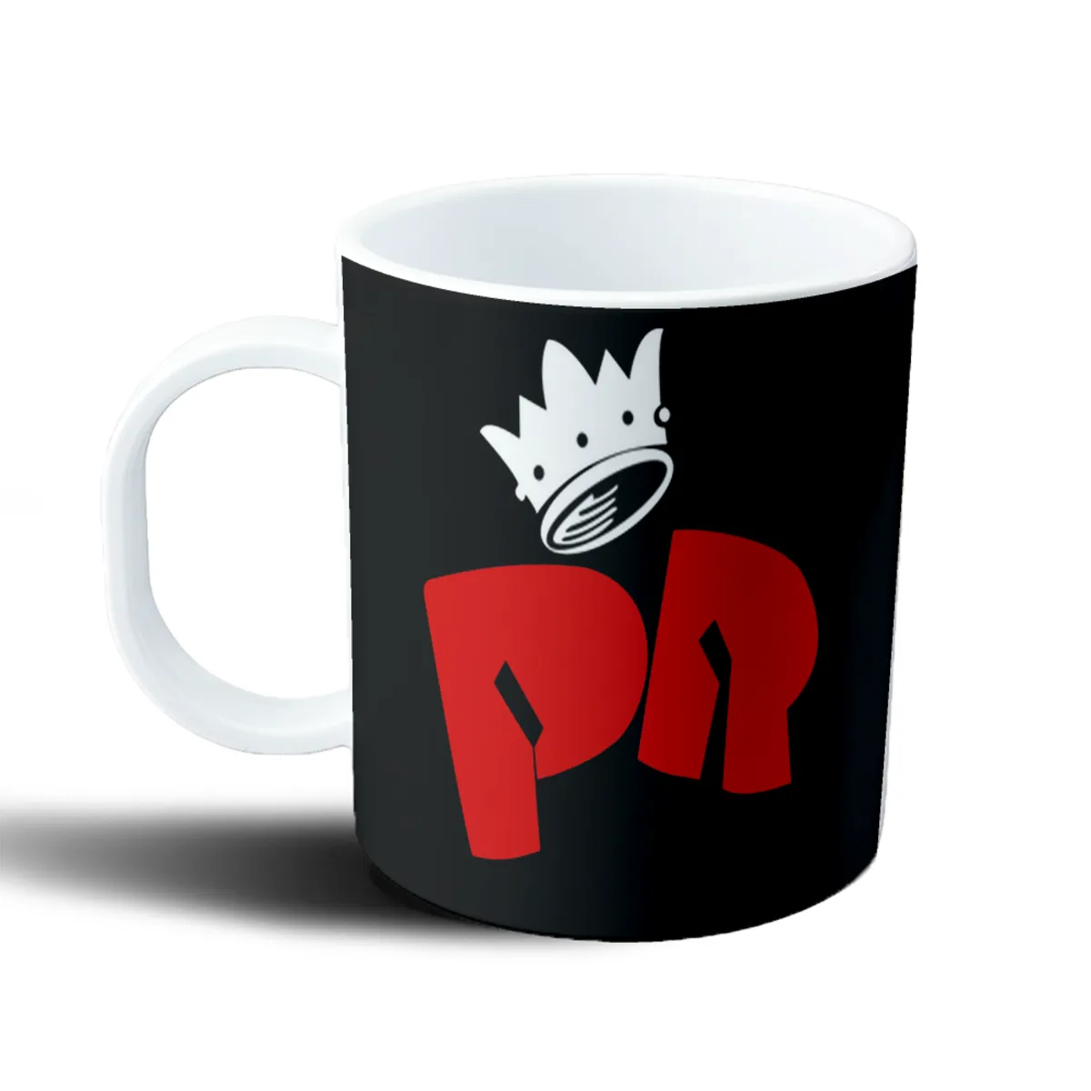 Taza de Plástico Patricio Rey Logo Corona PR - vista 2