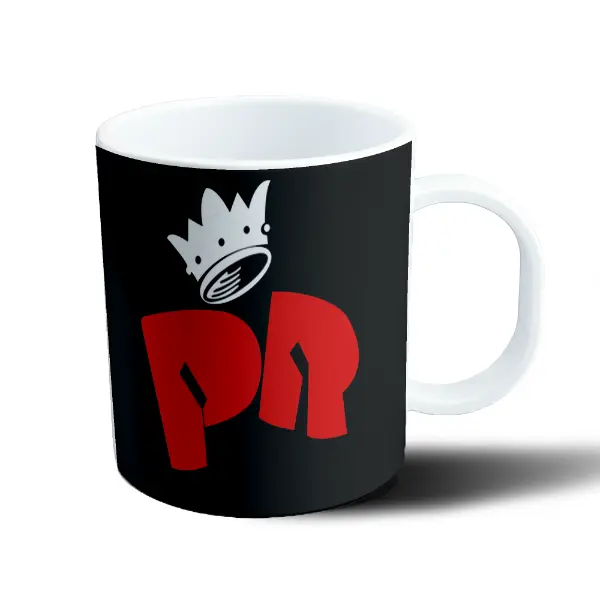 Taza de Plástico Patricio Rey Logo Corona PR