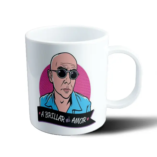 Taza de Plástico Patricio Rey A Brillar Mi Amor