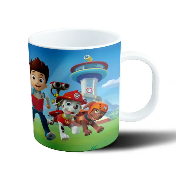 Taza de Plástico Paw Patrol Ryder Chase Marshall