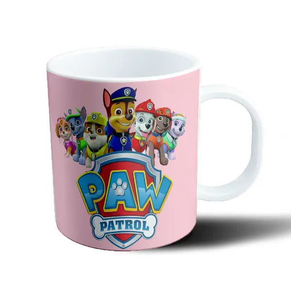 Taza de Plástico Paw Patrol Chase Skye Marshall Rocky Rubble