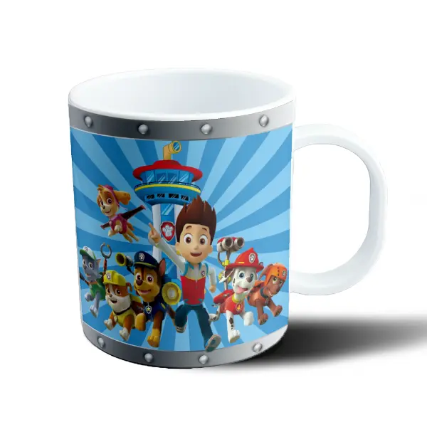 Taza de Plástico Paw Patrol Ryder Chase Marshall Skye