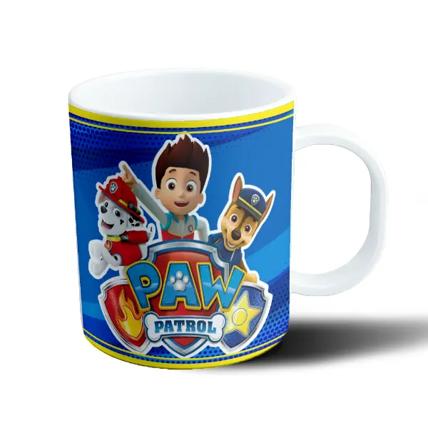 Taza de Plástico Paw Patrol Ryder Marshall y Chase
