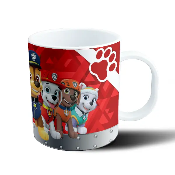 Taza de Plástico Paw Patrol Chase Rubble Marshall