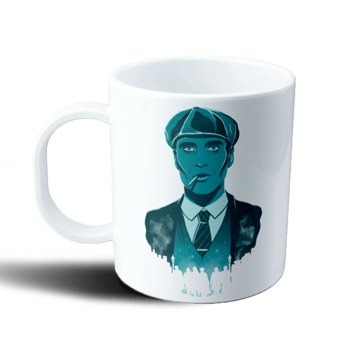 Taza de Plástico Peaky Blinders Tommy Shelby con cigarrillo - vista 2