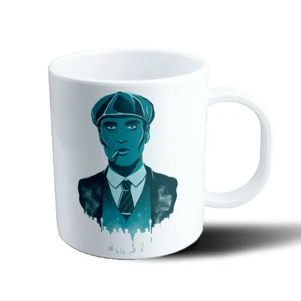 Taza de Plástico Peaky Blinders Tommy Shelby con cigarrillo