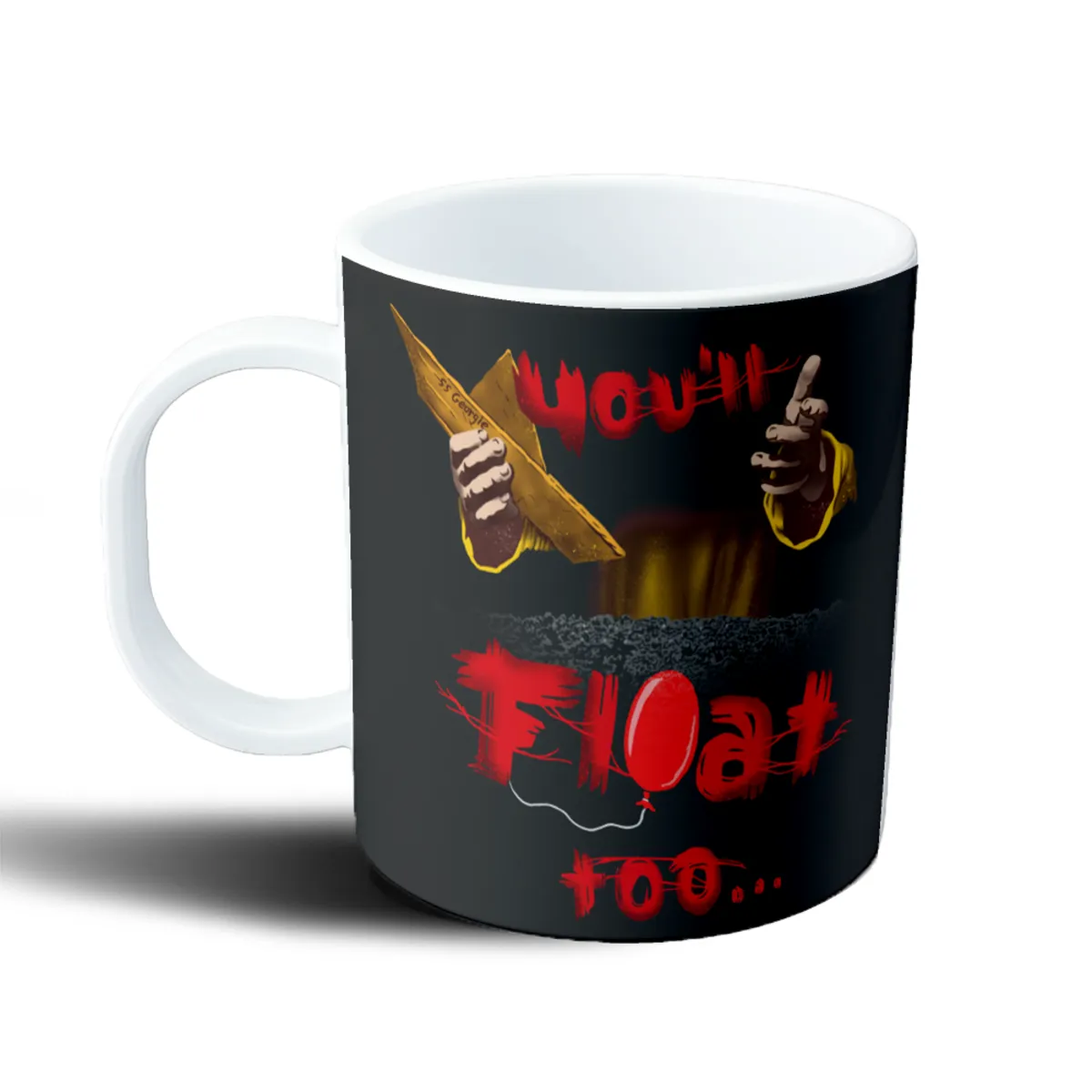 Taza de Plástico IT Pennywise You'll Float Too - vista 2