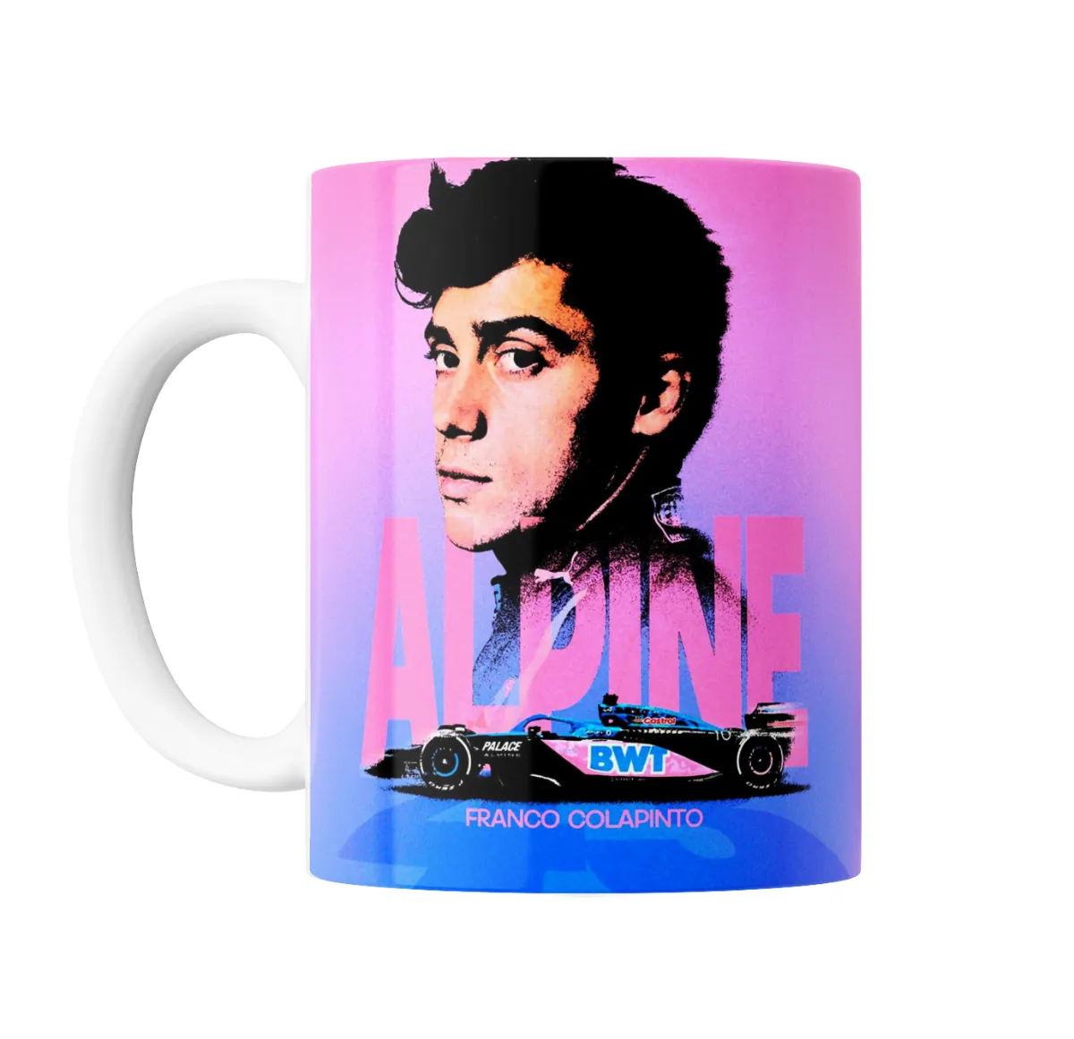Taza de Cerámica Colapinto Alpine F1 - vista 2