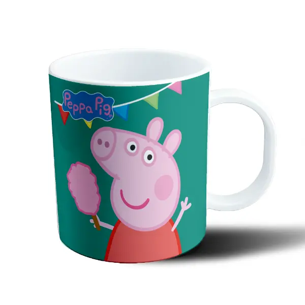 Taza de Plástico Peppa Pig Chupetín de Algodón