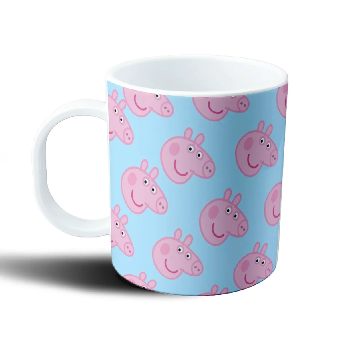 Taza de Plástico Peppa Pig Patrón Celeste - vista 2