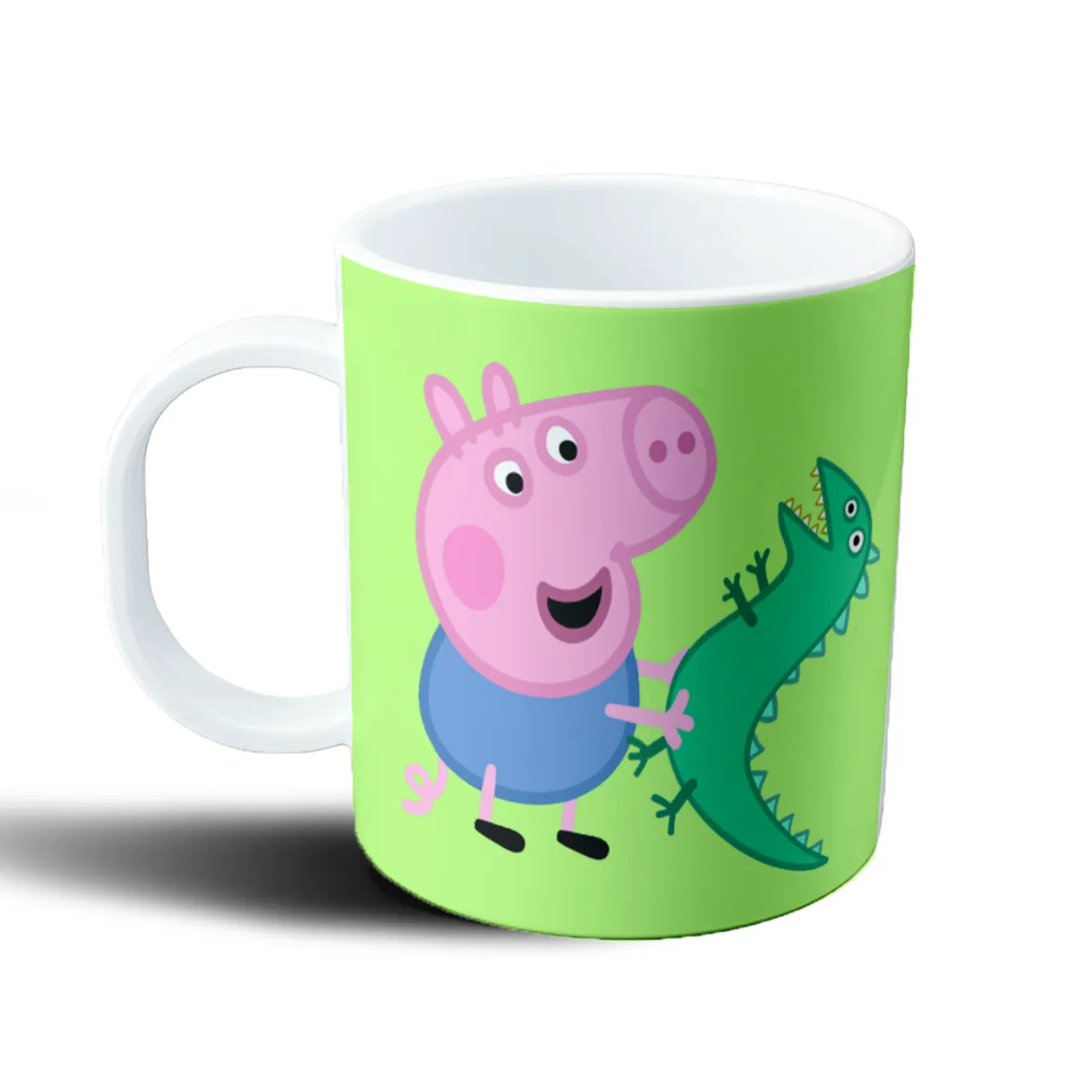 Taza de Plástico Peppa Pig George con Dinosaurio - vista 2