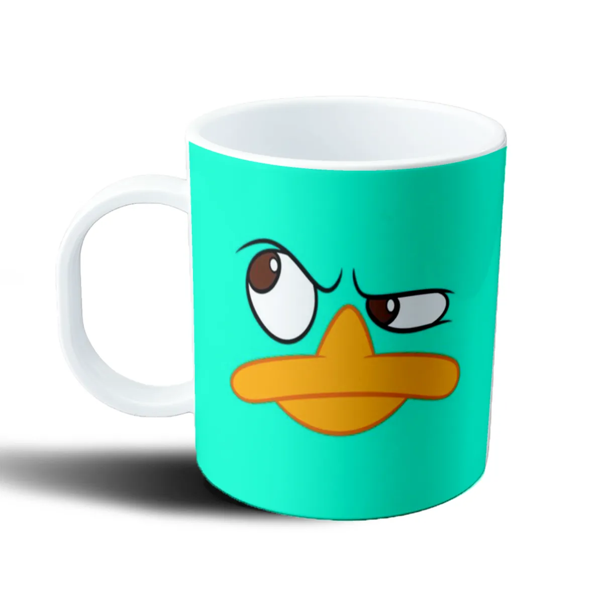 Taza de Plástico Perry el Ornitorrinco Cara - vista 2