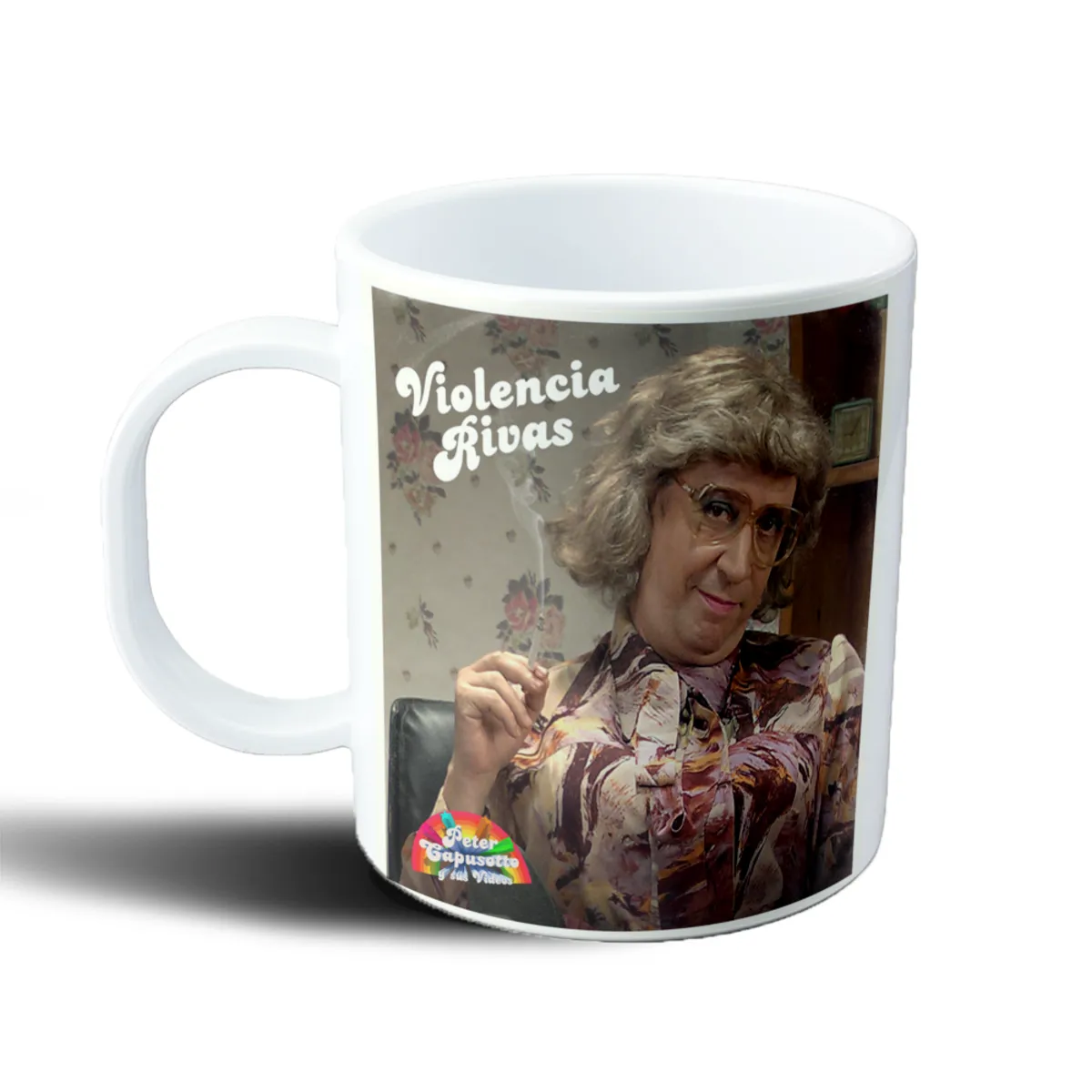 Taza de Plástico Peter Capusotto Violencia Rivas - vista 2