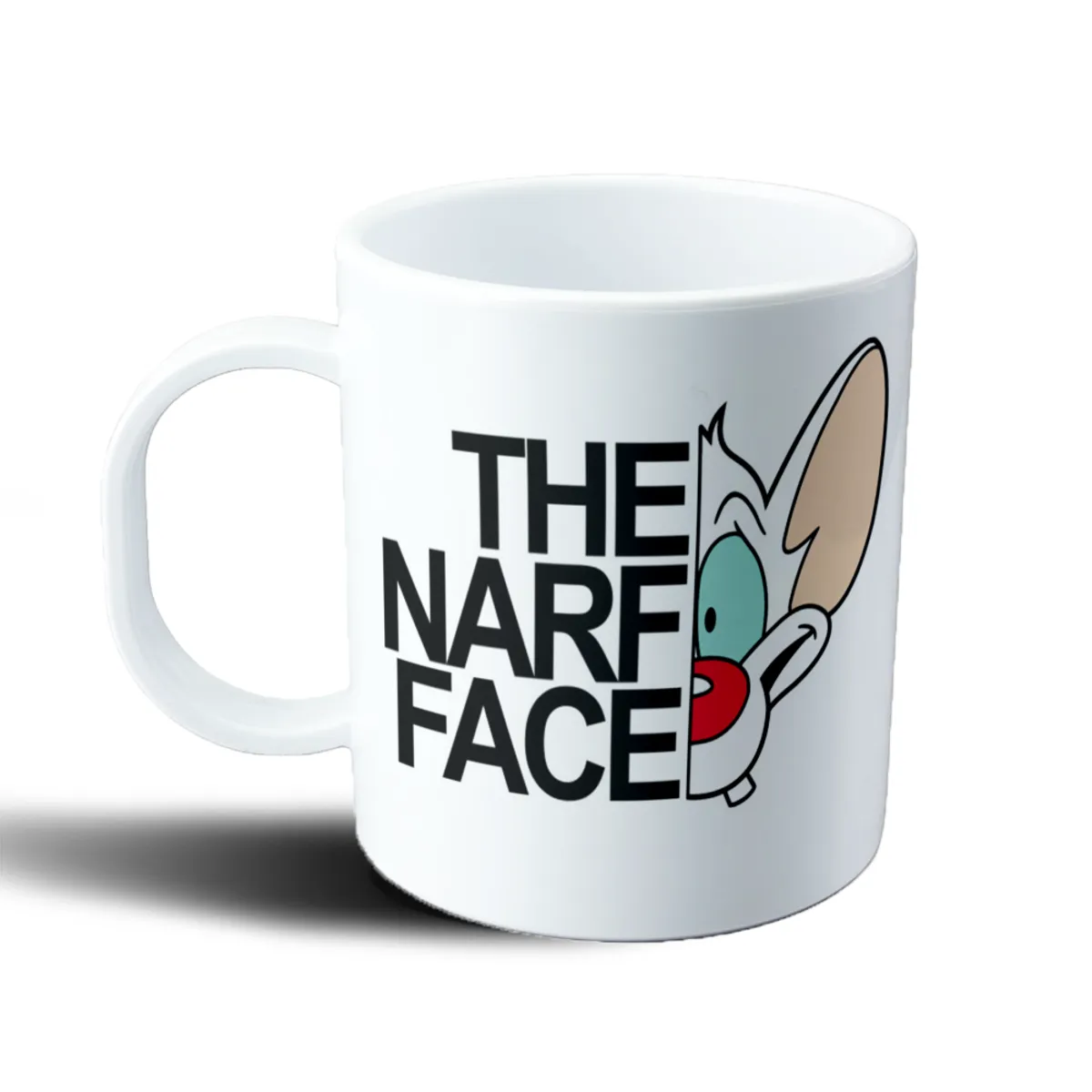 Taza de Plástico Pinky y Cerebro The Narf Face - vista 2