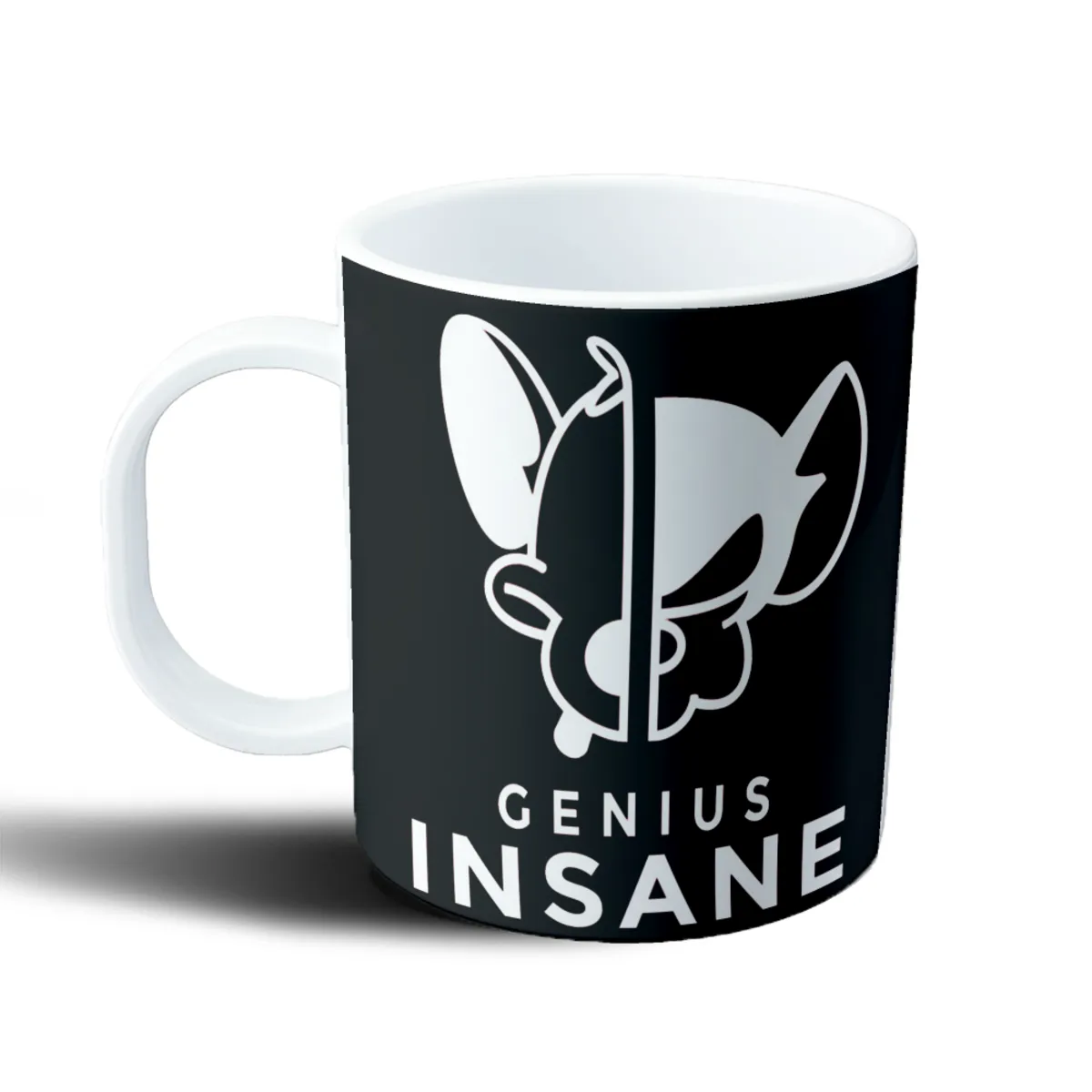 Taza de Plástico Pinky y Cerebro Genius Insane - vista 2