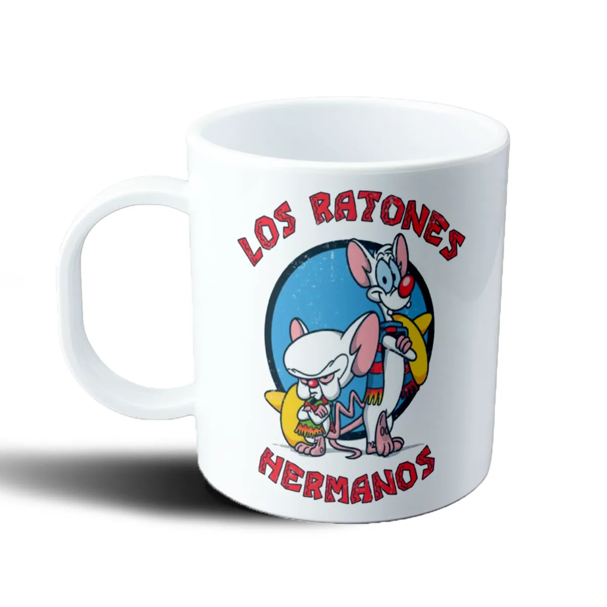 Taza de Plástico Pinky y Cerebro Los Ratones Hermanos - vista 2