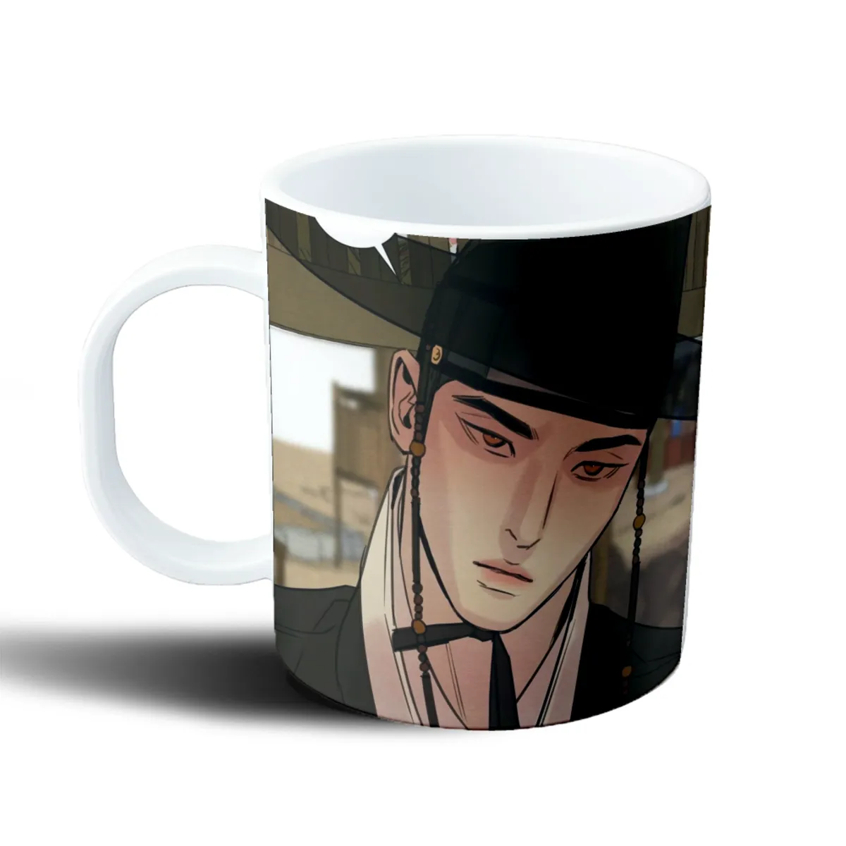 Taza de Plástico Pintor Nocturno Personaje con Sombrero Negro - vista 2