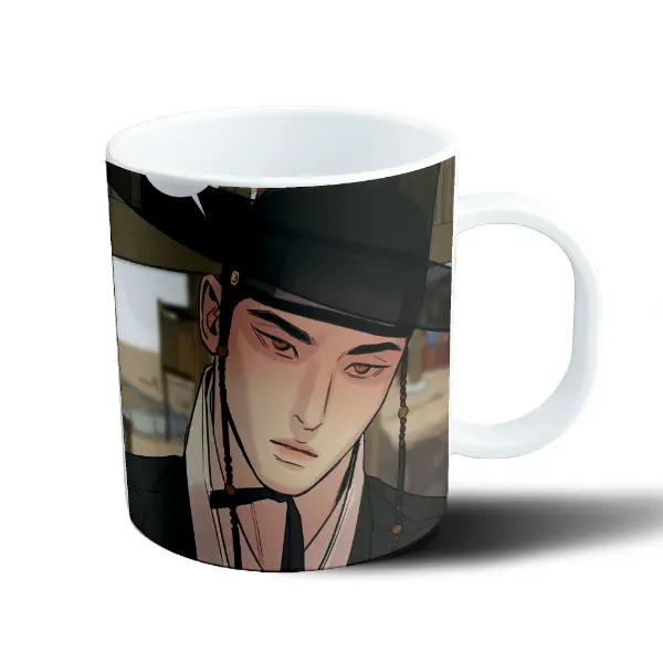 Taza de Plástico Pintor Nocturno Personaje con Sombrero Negro
