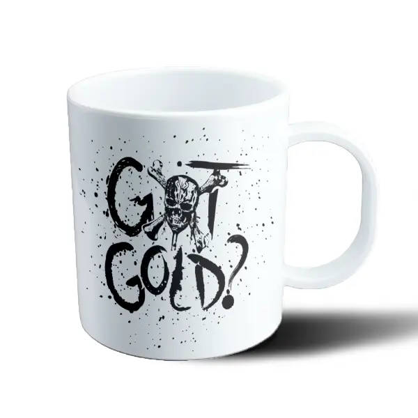Taza de Plástico Piratas del Caribe Got Gold Calavera