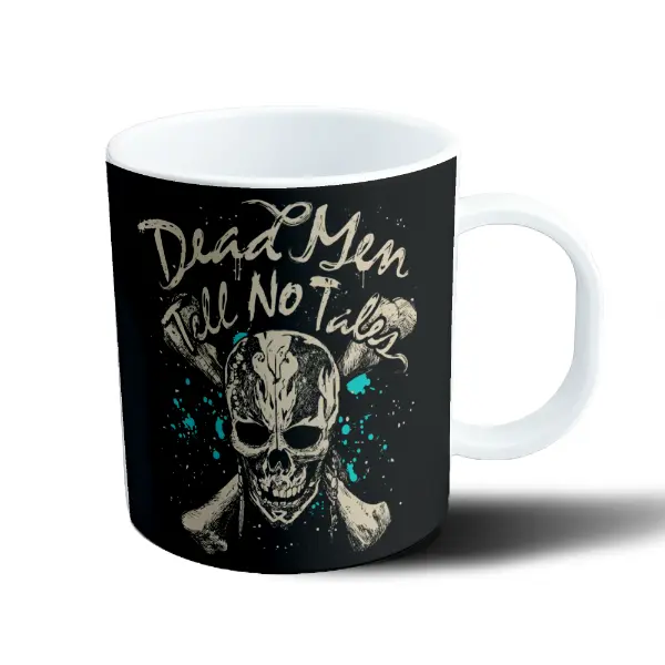 Taza de Plástico Piratas del Caribe Dead Men Tell No Tales Calavera