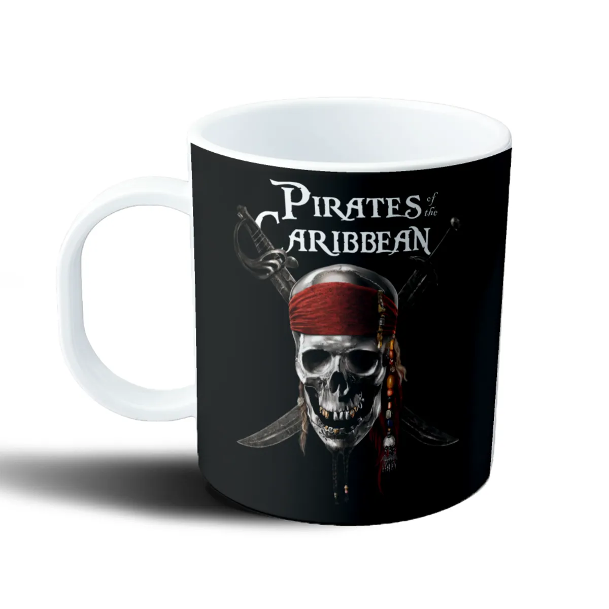 Taza de Plástico Piratas del Caribe Calavera Jack Sparrow - vista 2