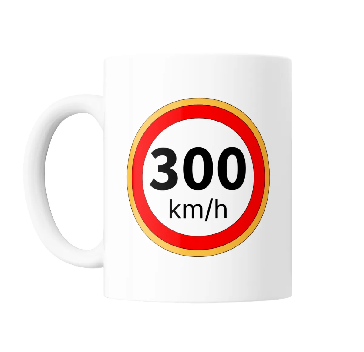 Taza de Cerámica Colapinto Señal de Velocidad 300 km/h - vista 2