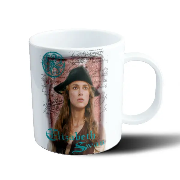 Taza de Plástico Piratas del Caribe Elizabeth Swann