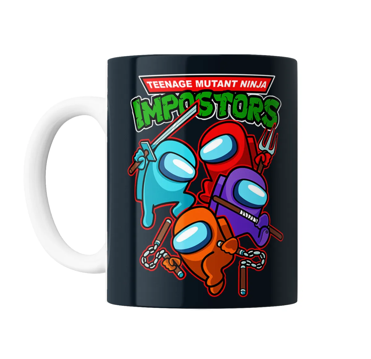 Taza de Cerámica Among Us Impostors Tortugas Ninja - vista 2