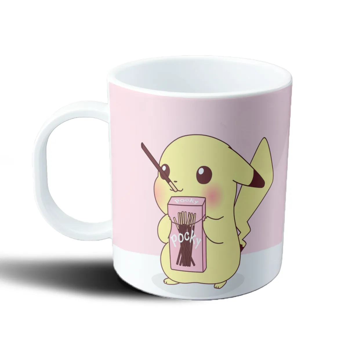 Taza de Plástico Pokemon Pikachu Comiendo Pocky - vista 2