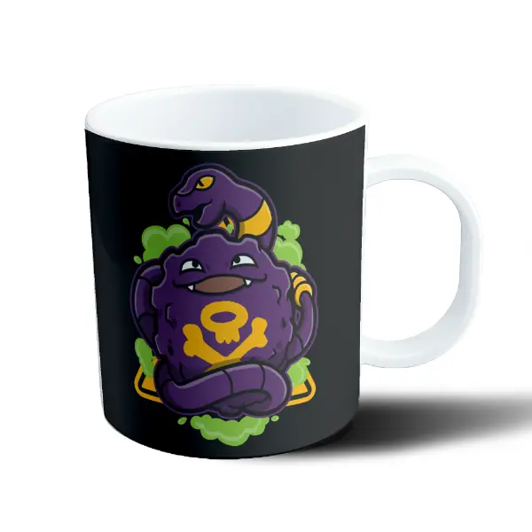 Taza de Plástico Pokemon Koffing y Ekans