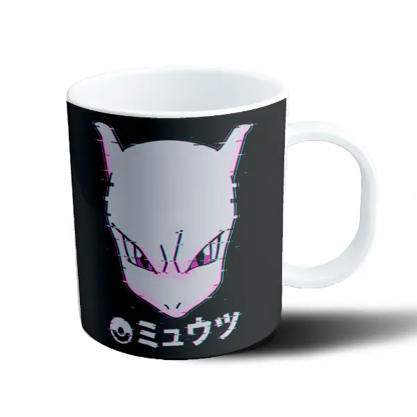 Taza de Plástico Pokemon Mewtwo Glitch