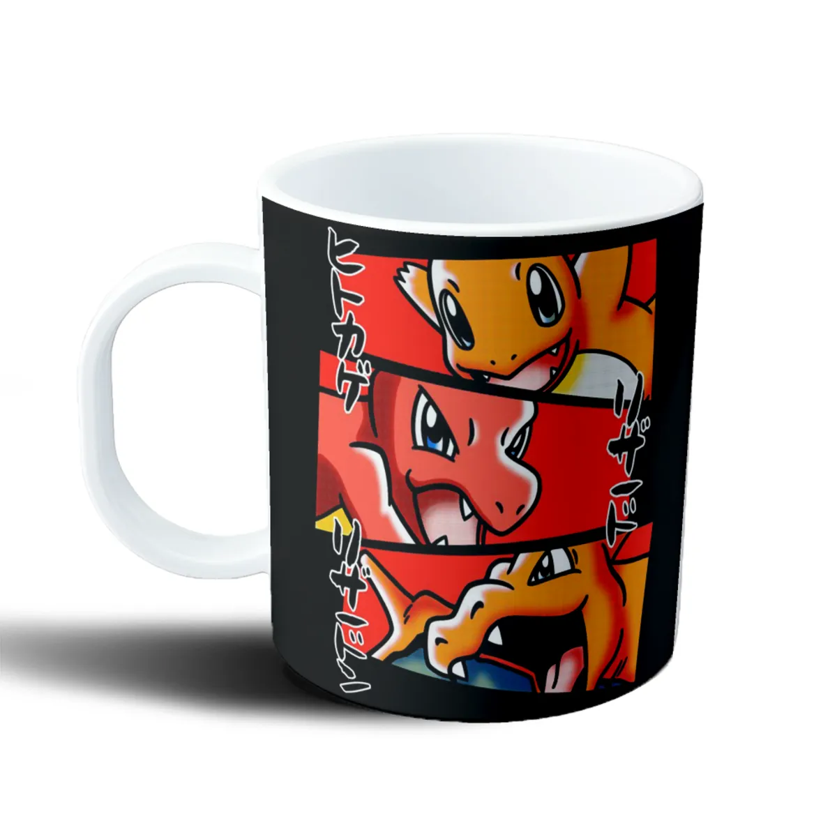 Taza de Plástico Pokemon Evolución Charmander Charmeleon Charizard - vista 2
