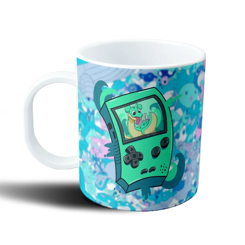 Taza de Plástico Pokemon Game Boy Turquesa - vista 2