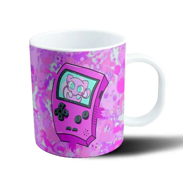 Taza de Plástico Pokemon Mew Game Boy