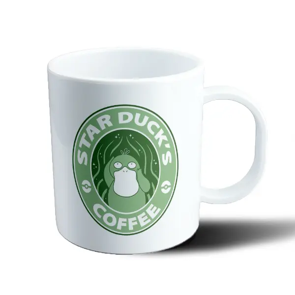 Taza de Plástico Pokemon Psyduck Star Duck's Coffee