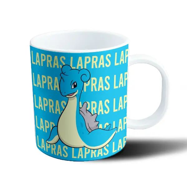 Taza de Plástico Pokemon Lapras Diseño Repetido