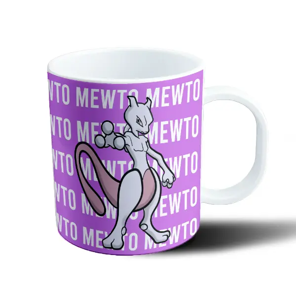Taza de Plástico Pokemon Mewtwo Violeta
