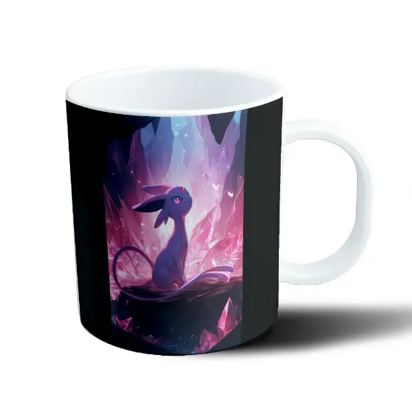 Taza de Plástico Pokemon Espeon en Cristales
