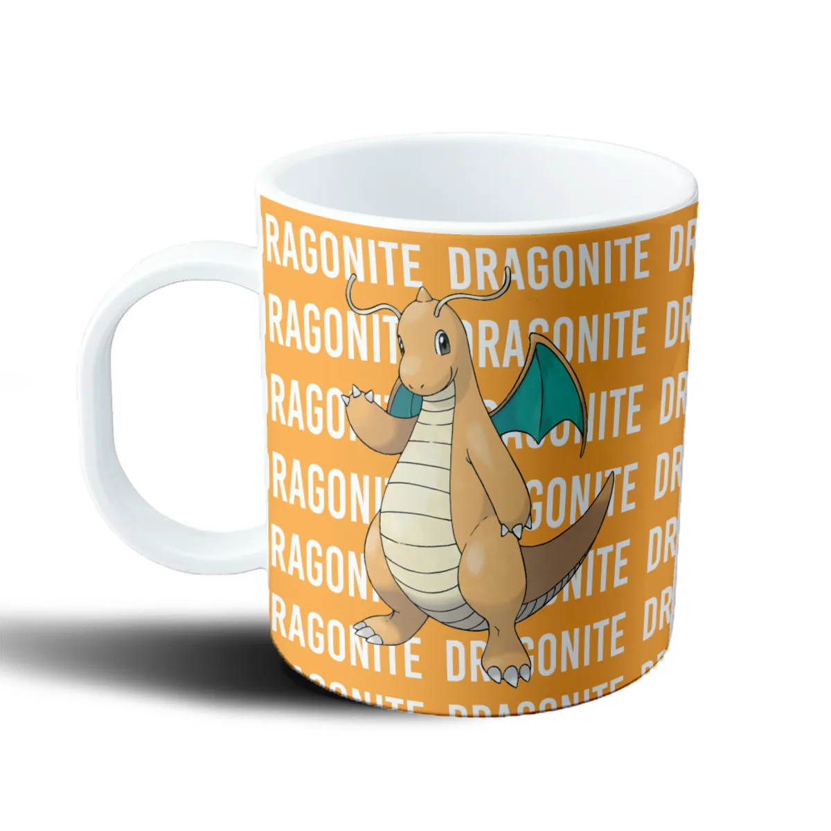 Taza de Plástico Pokemon Dragonite Patrón Naranja - vista 2