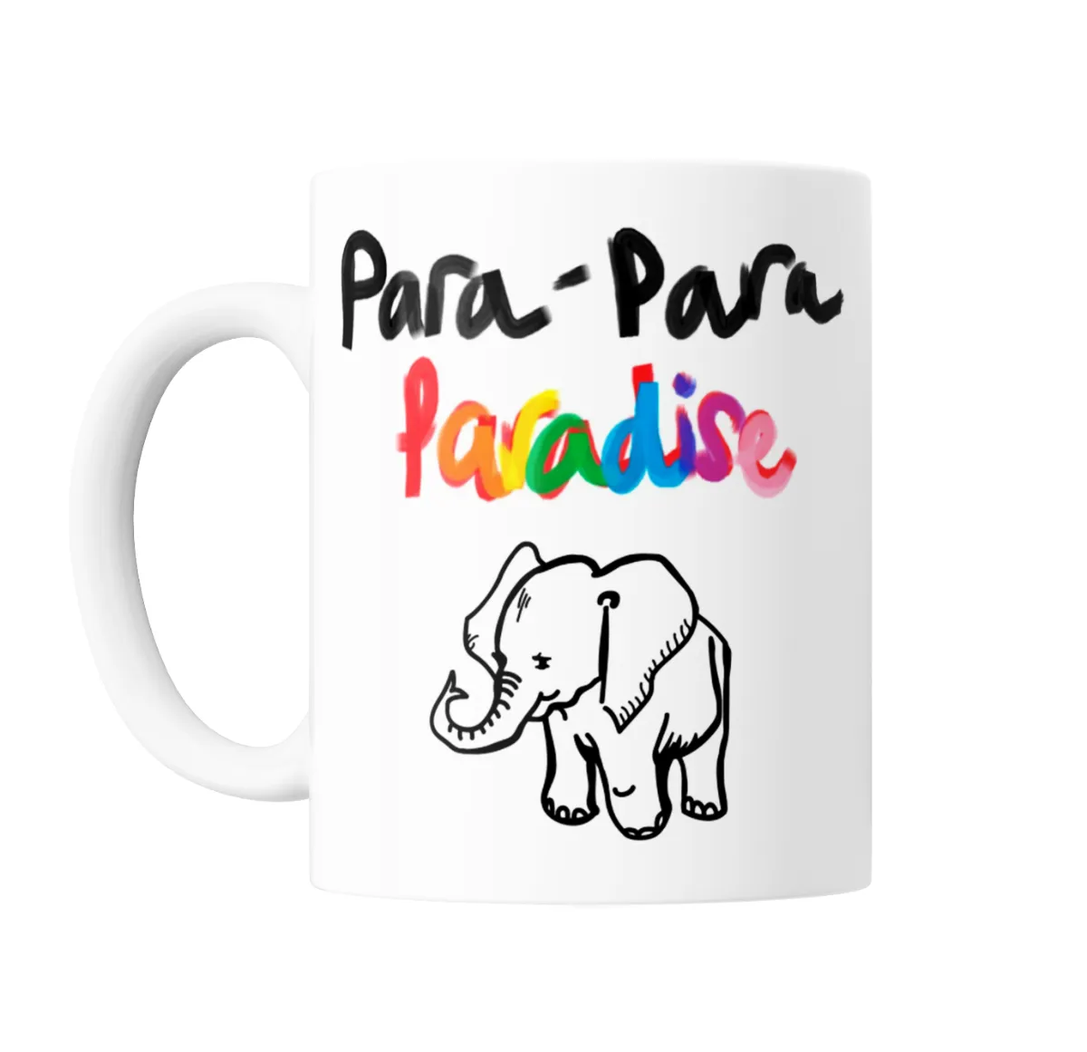 Taza de Cerámica Coldplay Para Para Paradise Elefante - vista 2