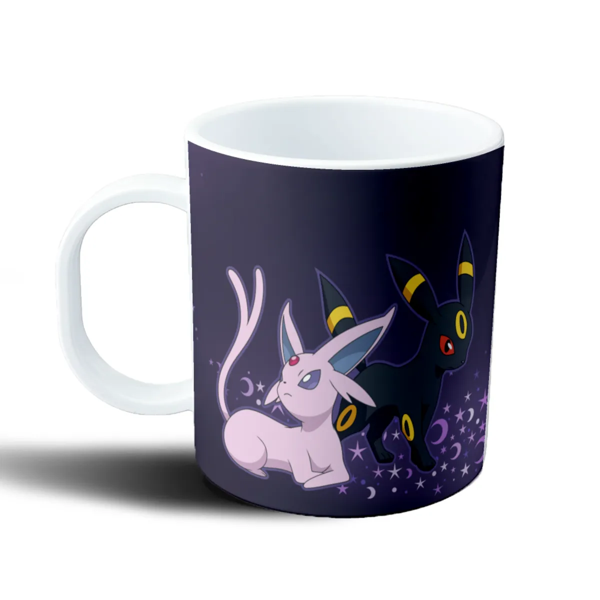 Taza de Plástico Pokemon Espeon y Umbreon Estrellas - vista 2