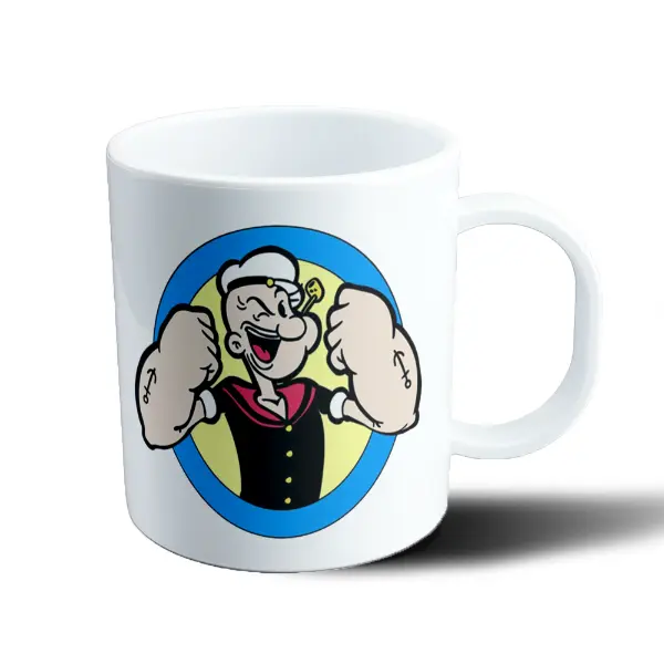 Taza de Plástico Popeye el Marino Guiñando